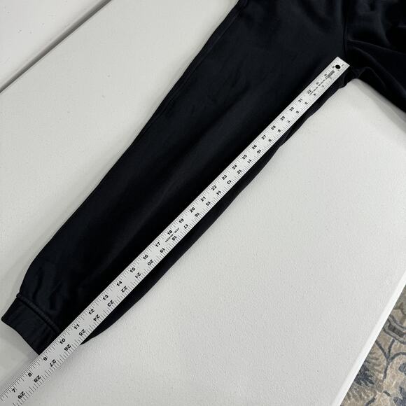 Lululemon Relaxed High-Rise Jogger Pants Womens 2 Black Cotton Terry Sweatpants - Picture 11 of 11